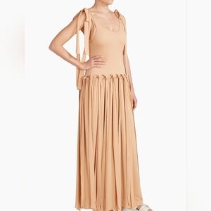 Chloe Tan Sleeveless Dress